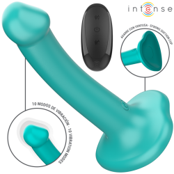 Intense Katie Vibrador con Ventosa y Control Remoto Azul | Potente y Discreto