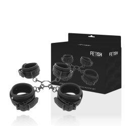 Set hogtie con esposas Fetish Submissive de neopreno | Control cómodo y seguro