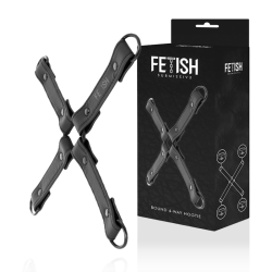Hogtie de cuero vegano Fetish Submissive | Sujeción ética, segura y elegante