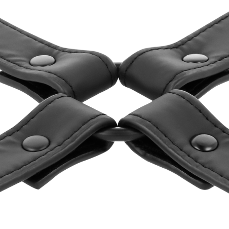 Fetish Submissive Bondage fetish submissive unión esposas cuero vegano