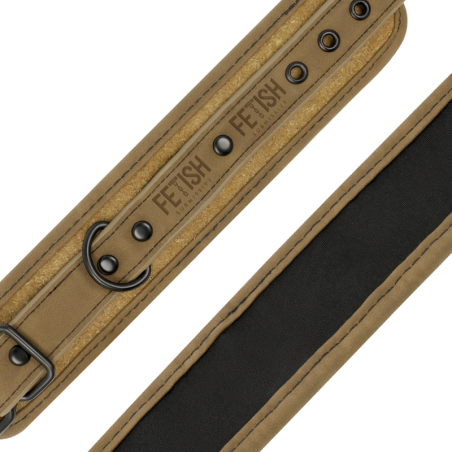 Fetish Submissive Origin fetish submissive origen esposas cuero vegano con forro de neopreno