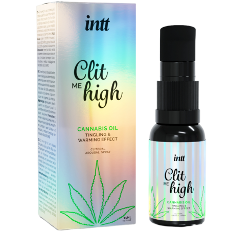 Intt Releases Clit Me High Aceite de Cannabis - Estimulante Íntimo Natural