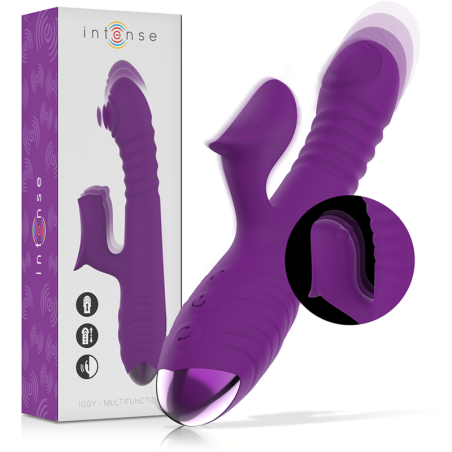 Intense Iggy - Vibrador Up & Down con estimulador clitoriano