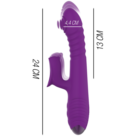 Intense Fun intense iggy vibrador multifunción up & down con estimulador de clítoris