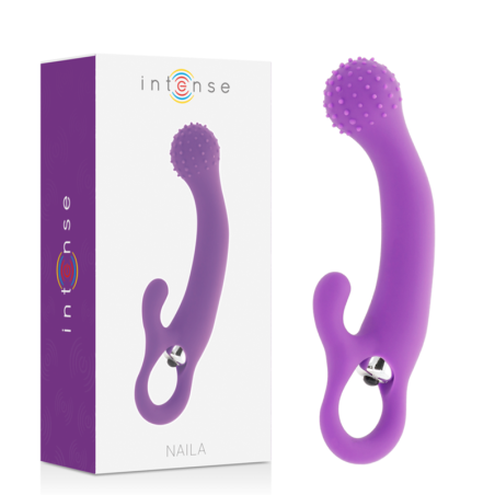 Intense Naila Vibrador de Silicona Lilac - Potente y Suave para Placer Inclusivo