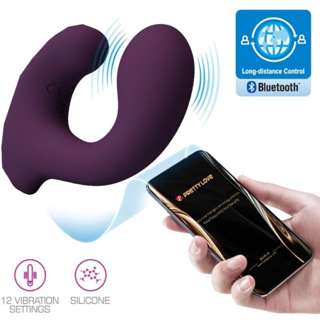 Pretty Love Billy | Vibrador morado con control remoto y app gratis