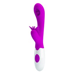 Moth de Pretty Love - Vibrador lilac con función de lamido y vibración