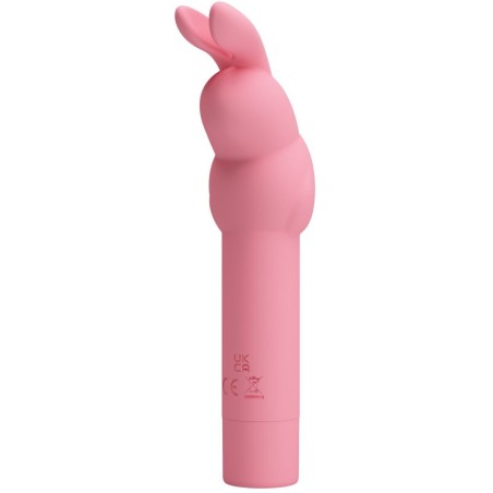 Pretty Love Gerardo - Vibrador Rabbit rosa de silicona suave