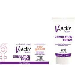 Hot V-Activ Crema Mujer 50 ml - Estimulación intensa y sensibilidad elevada