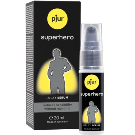 Pjur Superhero Concentrated 20 ml - Sérum Retardante Intenso para Más Placer