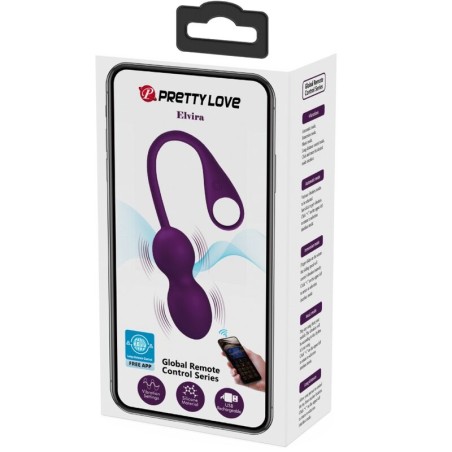 Pretty Love elvira kegel balls app control remoto