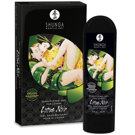 Shunga Lotus Noir 60 ml - Crema Sensibilizante para Placer Intenso