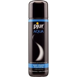 Pjur Aqua Lubricante Base Agua 250 ml - Duradero, sin Aceites ni Perfumes