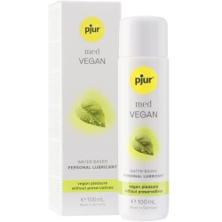 Pjur Med Vegan Glide Lubricante Base Agua 100 ml - Fórmula Vegana y Suave