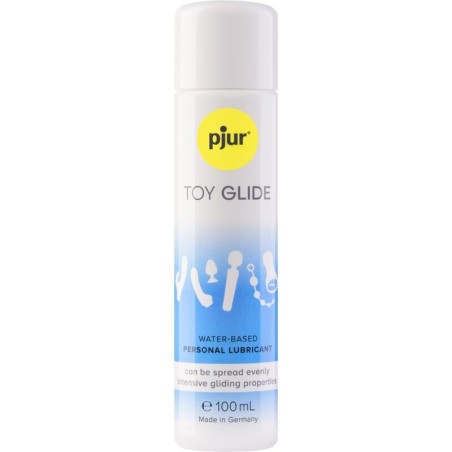 Pjur Toy Glide Lubricante Base Agua 100 ml - Ideal para Juguetes y Masturbadores
