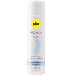 Pjur Woman Aqua Lubricante Base Agua 100 ml - Suave y Dermatológicamente Testado