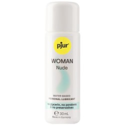 Pjur Woman Nude Lubricante Base Agua 30 ml - Sin Conservantes ni Aditivos