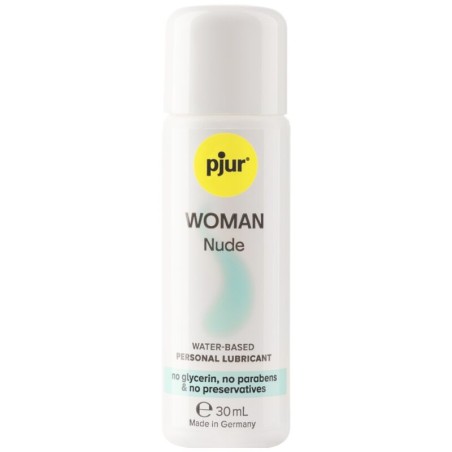 Pjur Woman Nude Lubricante Base Agua 30 ml - Sin Conservantes ni Aditivos