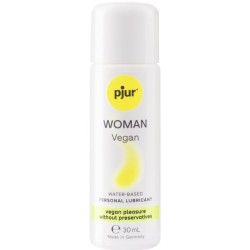 Pjur Woman Vegan Lubricante Base Agua 30 ml - 100% Vegano y Sin Conservantes