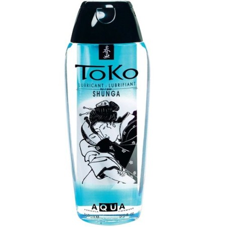 Shunga Toko Aqua Lubricante Natural - Lubricante Íntimo a Base de Agua, Sedoso y Seguro