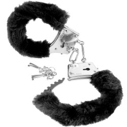 Furry Cuffs negras Fetish Fantasy - Sujeción suave y sensual