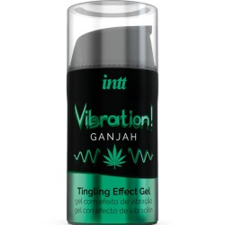 INTT Cannabis - Gel vibrador estimulante con toque exótico