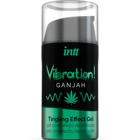 INTT Cannabis - Gel vibrador estimulante con toque exótico