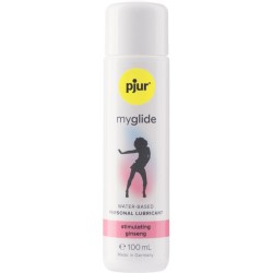 Pjur Myglide Lubricante Estimulante Efecto Calor 100 ml - Base Agua con Ginseng
