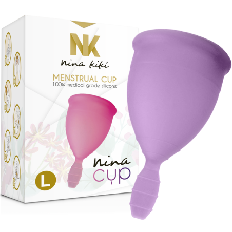 NINA KIKÍ Copa Menstrual Morada Talla L - Salud y Comodidad
