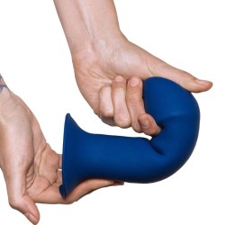 Hitsens 1 Dildo Azul - Termoactivo con Doble Densidad | Adrien Lastic