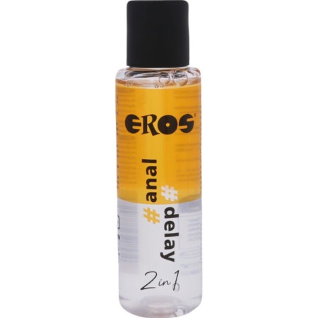 Eros Lubricante Anal Delay 100 ml - Base Agua con Efecto Adormecedor Suave