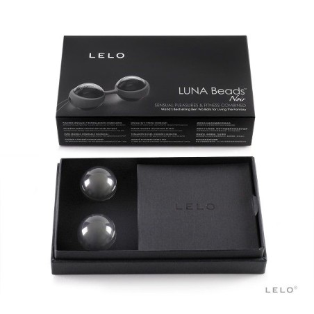 Lelo luna beads noir bolas kegel