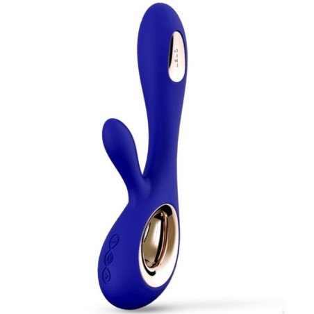 LELO Soraya Wave Azul Medianoche | Vibrador rabbit con estimulación innovadora
