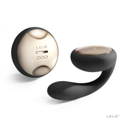 LELO Ida Black | Vibrador para parejas con control remoto y rotación