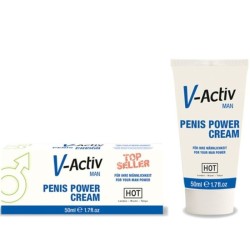 Hot V-Activ Crema Hombre 50 ml - Estimulación y firmeza con efecto térmico