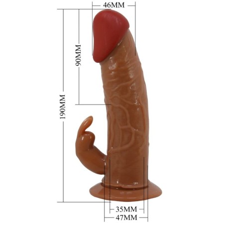 Pretty Love marion slip arnés universal con dildo vibración 19 cm