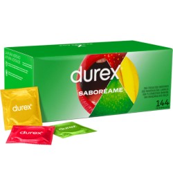 Durex Pleasure Fruits 144 uds | Preservativos de sabores frutales para más placer