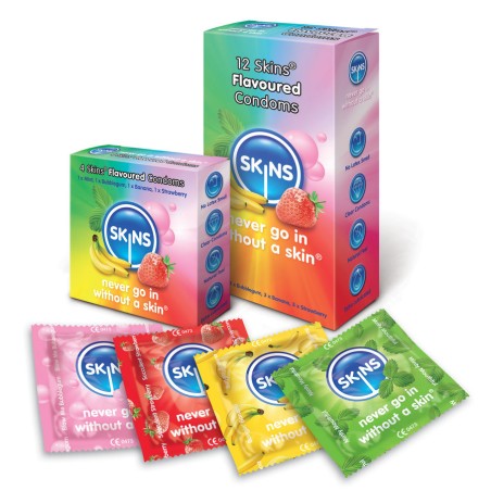 Skins preservativo sabores varios