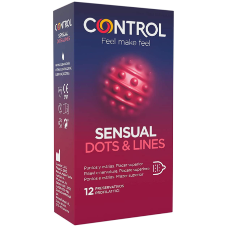 Control Sensual Dots & Lines x12 | Textura para más placer