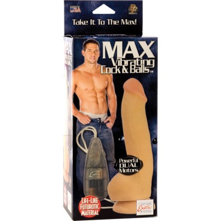 Calexotics max pene realístico con doble vibrador