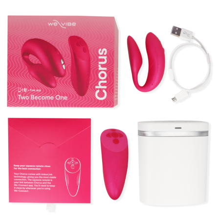 We-Vibe chorus vibrador parejas con control squeeze