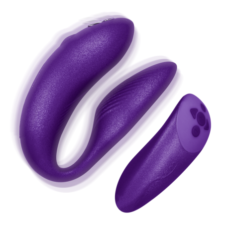 We-Vibe Chorus Lila - Vibrador para parejas con control por presión inteligente