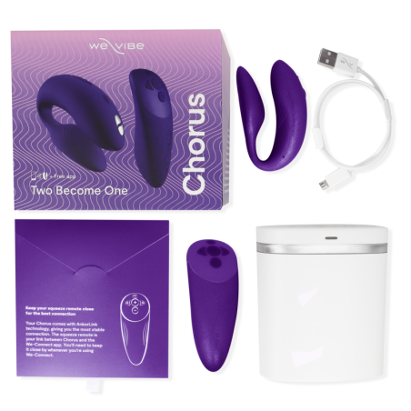 We-Vibe chorus vibrador parejas con control squeeze