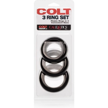 Calexotics colt set 3 anillos para pene y testículos