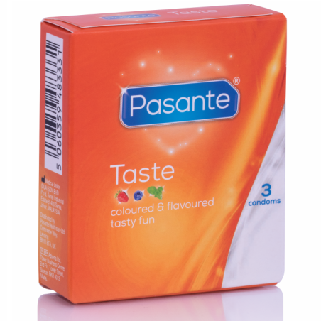 Pasante Condoms Flavors - Preservativos saborizados (12 uds) | Placer con sabor y protección