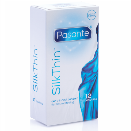 Pasante Silk MS Fine - Preservativos finos (12 uds) | Sensibilidad y protección