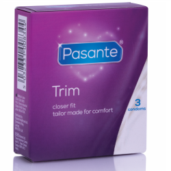 Pasante Thin Trim - Preservativos finos (3 uds) | Alta sensibilidad y protección segura