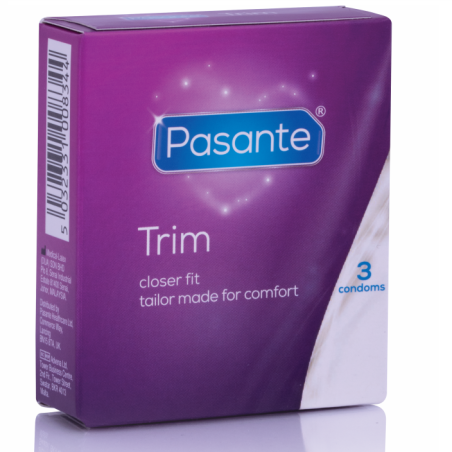 Pasante Thin Trim - Preservativos finos (3 uds) | Alta sensibilidad y protección segura