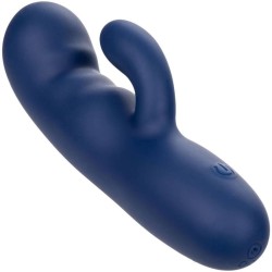 Calexotics Cashmere Silk Duo azul de silicona premium