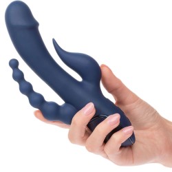 Calexotics Vibrator Triple Orgasm Blue - Placer triple con máxima suavidad